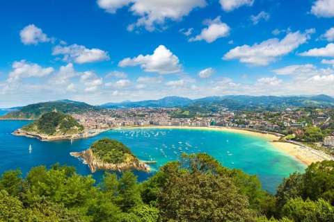 Vista aérea San Sebastián